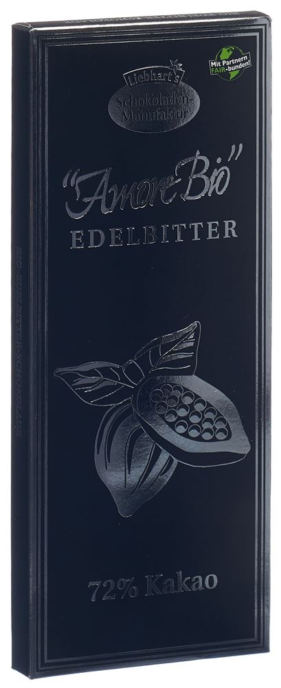 Liebhart Schokolade Edelbitter Kakao 72% Bio 100 g