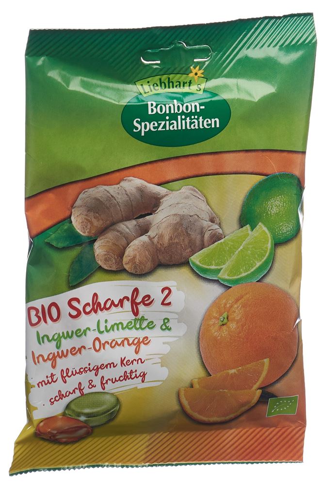 Liebhart Bonbons Die Scharfen Zwei Bio Beutel 100 G