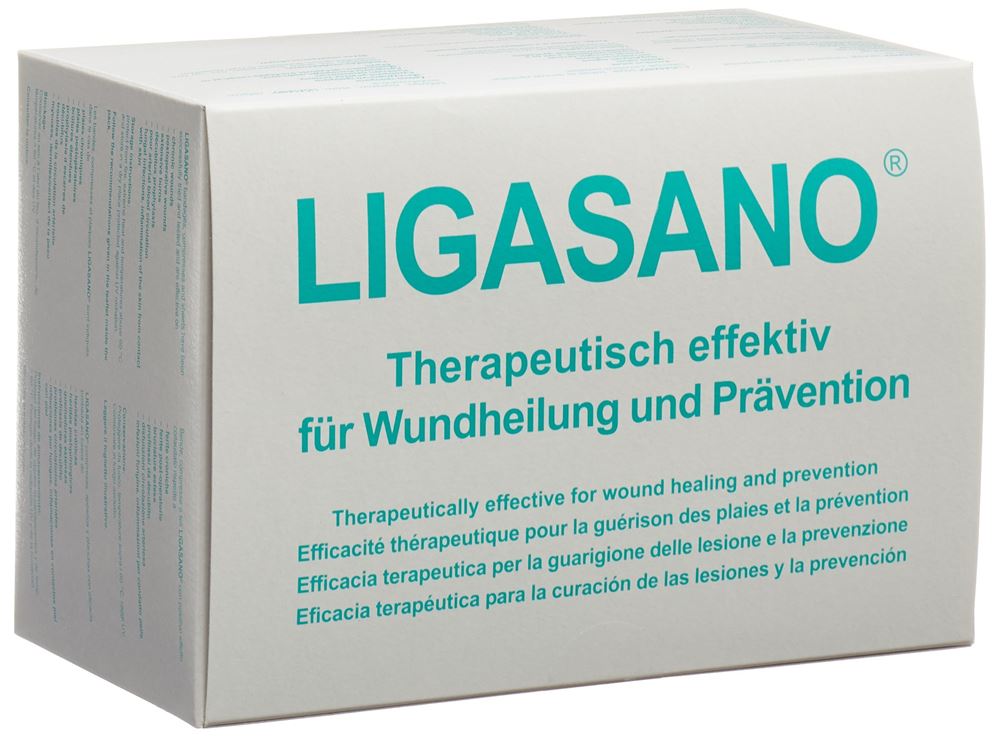 Ligasano Schaumstoff Kompressen 10x10x1cm steril 10 Stk