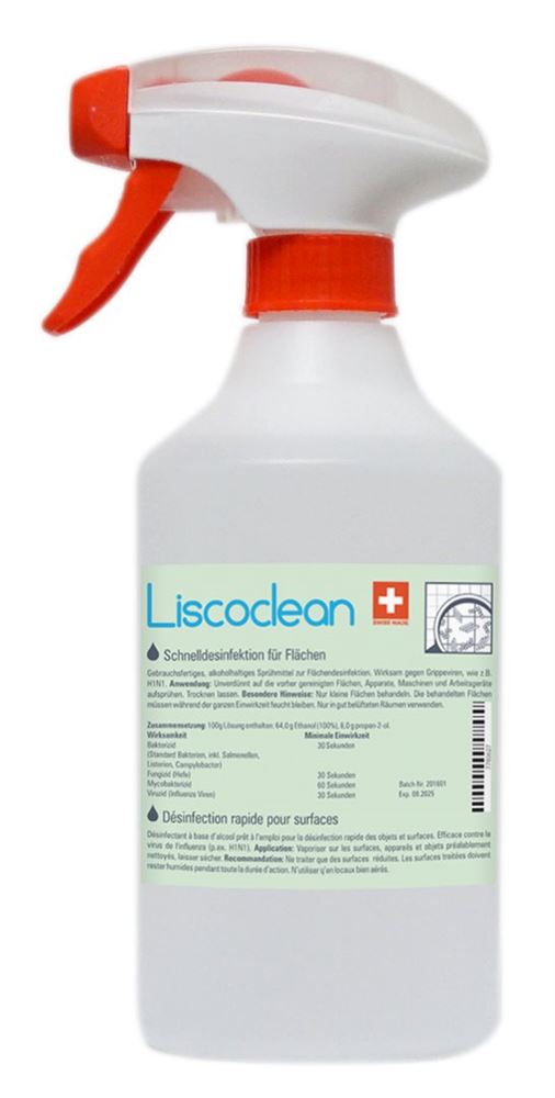 Liscoclean Flächendesinfektion mit Sprühkopf 500 ml