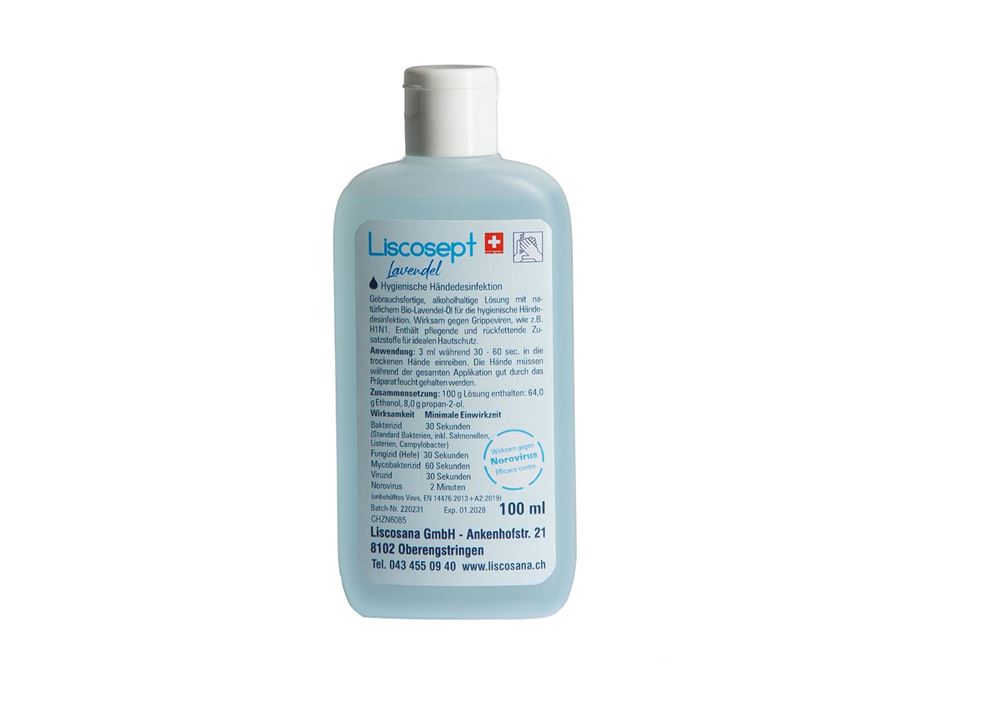 Liscosept Händedesinfektion Lavendel mit Klappverschluss Fl 100 ml