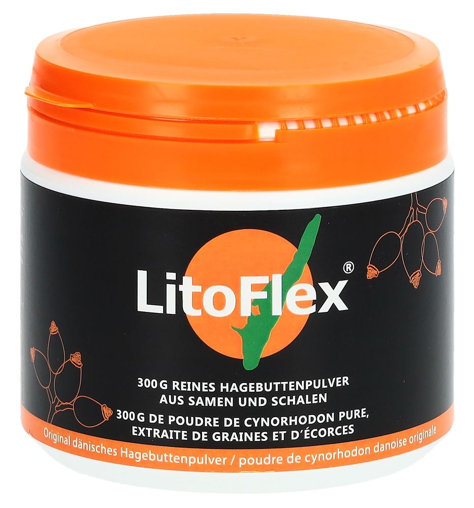 LitoFlex original dänisches Hagenbuttenpulver Ds 300 g