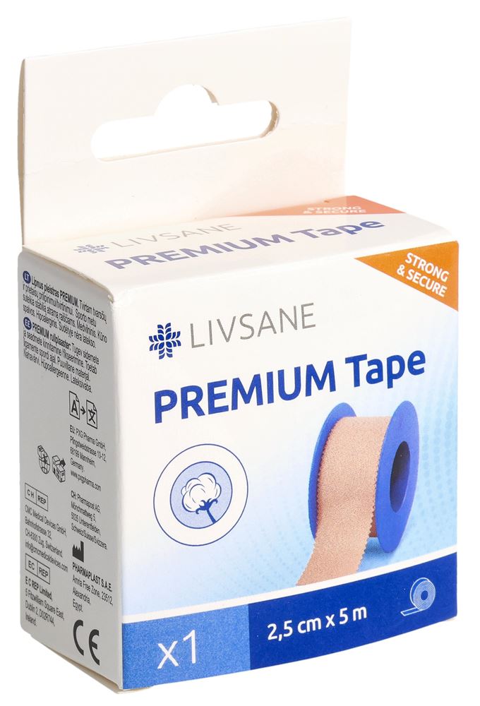 Livsane Premium Fixierpflaster 2.5cmx5m