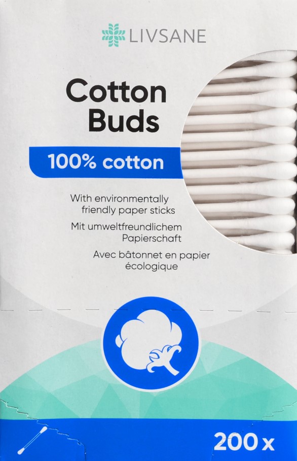 Livsane Wattestäbchen 200 Stk