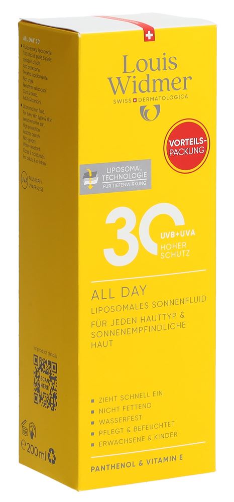 Louis Widmer All Day Lsf30 Value Pack parfumiert 200 ml