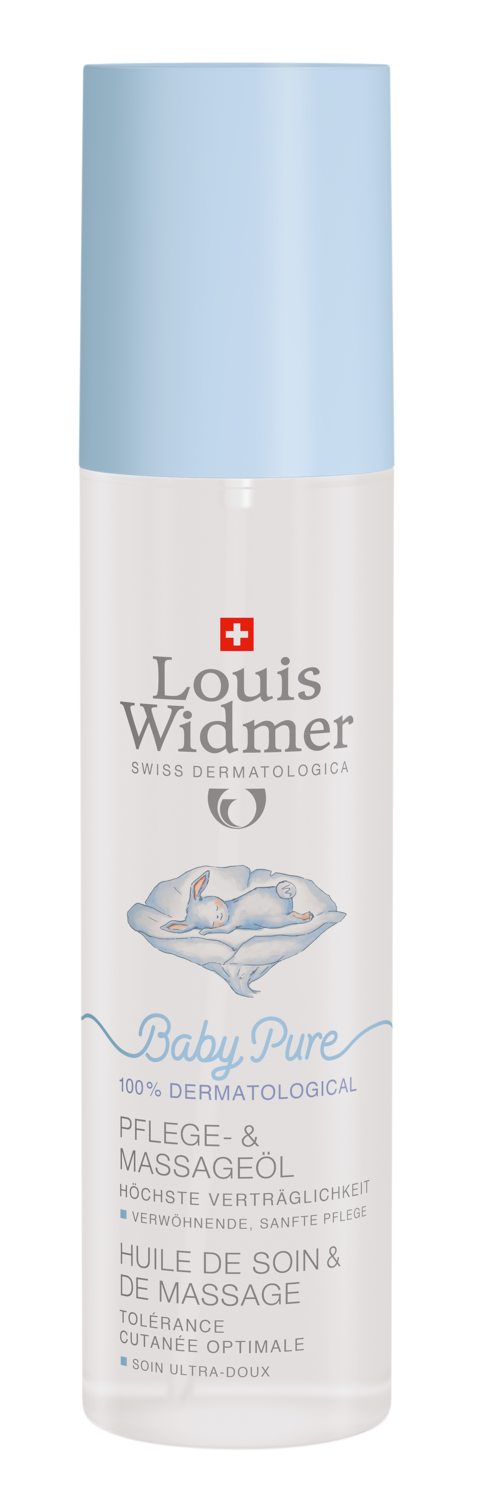 Louis Widmer BabyPure Pflege & Massagöl ohne Parfum 150 ml