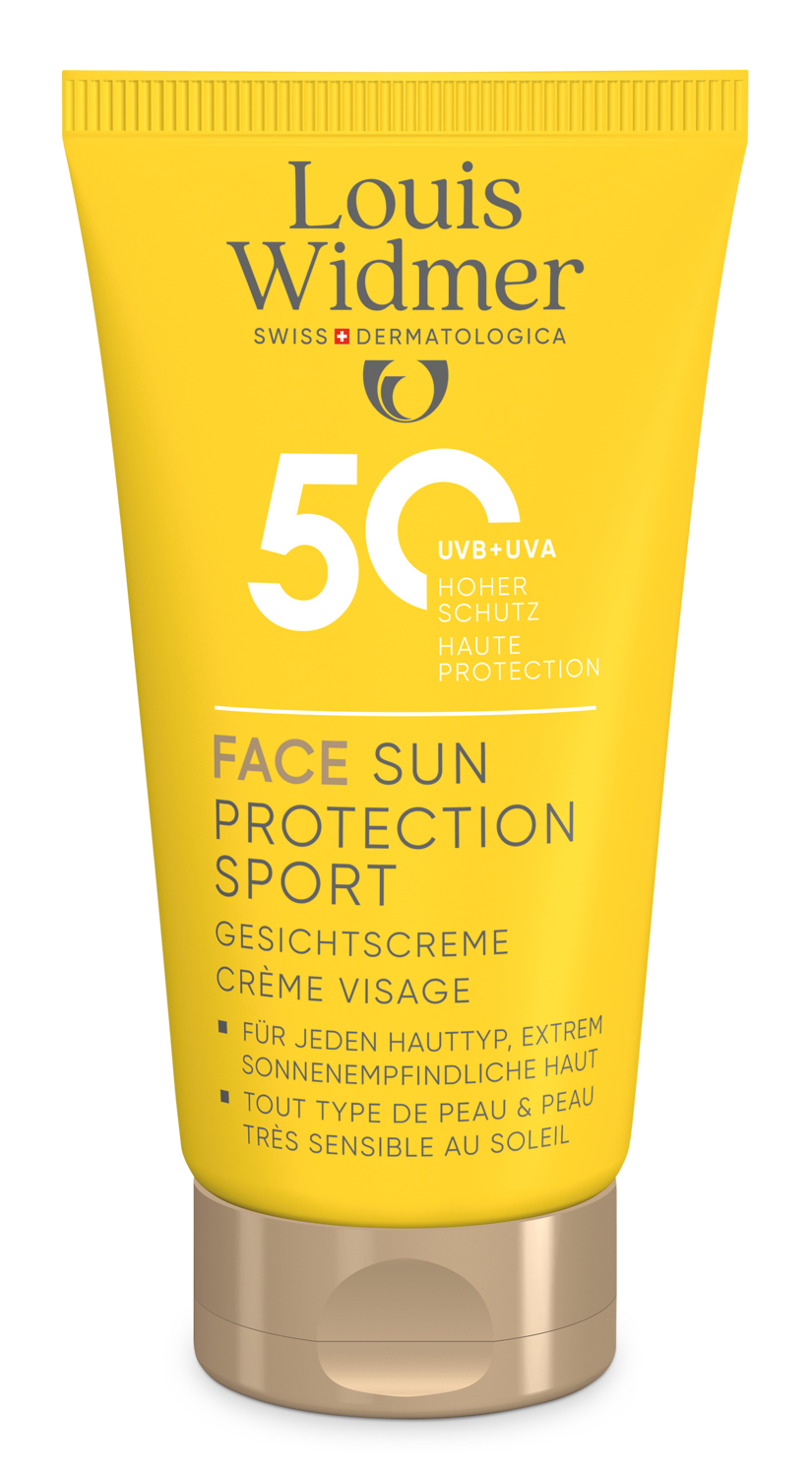 Louis Widmer Face Sun Protection Sport Lsf50 parfumiert 50 ml
