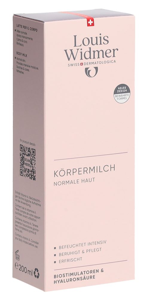 Louis Widmer Körpermilch parfumiert 200 ml