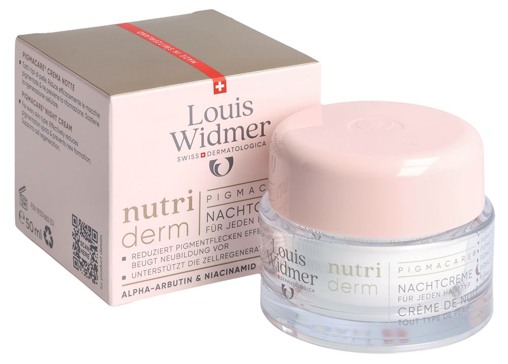 Louis Widmer Nutriderm Pigmacare Nachtcreme parfumiert 50 ml