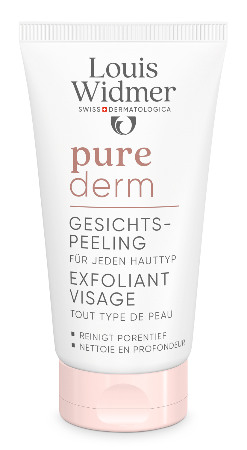 Louis Widmer Purederm Gesichtspeeling parfumiert 50 ml