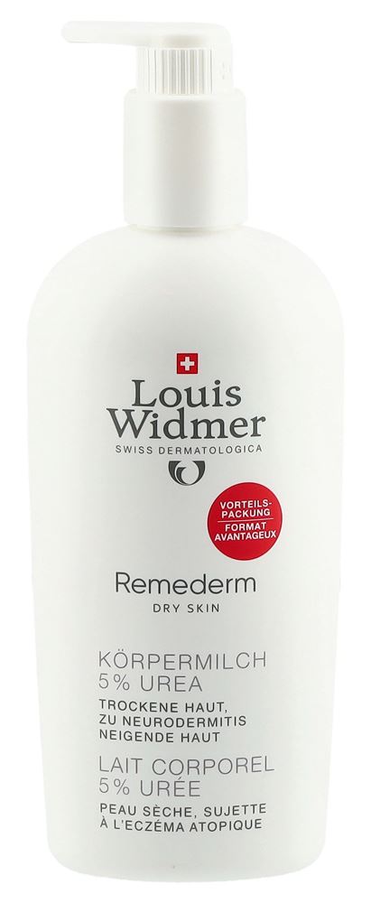 Louis Widmer Remederm Körpermilch 5% Urea parfumiert Disp 400 ml