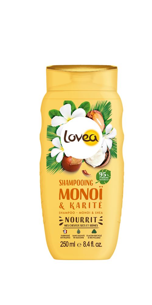 Lovea Shampoo Karitebutter Monoi 250 ml
