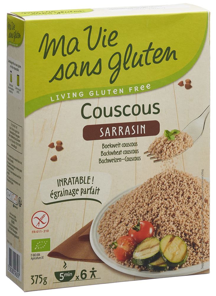 ma vie s Glut Couscous aus Buchweizen Btl 375 g