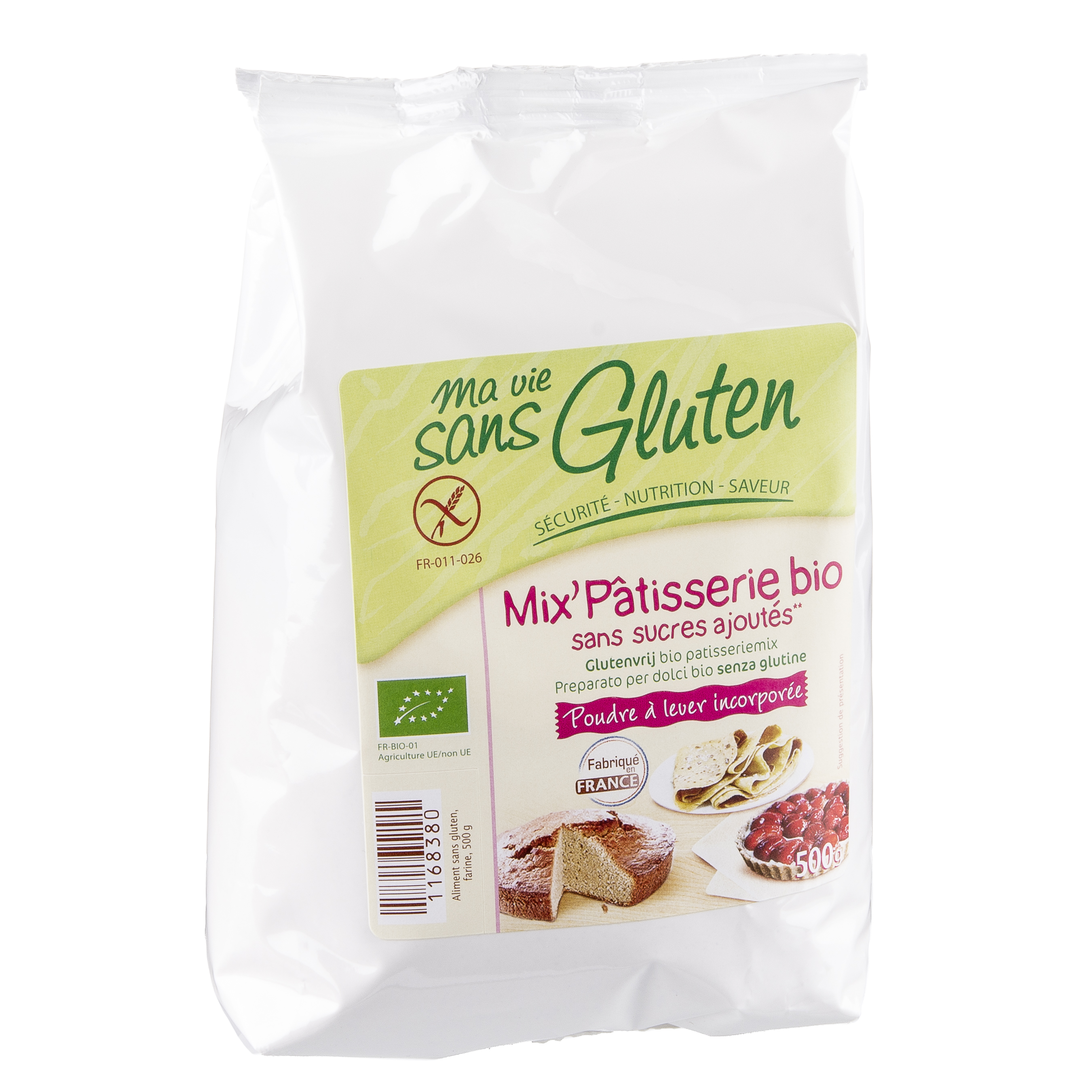 ma vie sans Gluten Backmischung Patisserie-Mix 500 g
