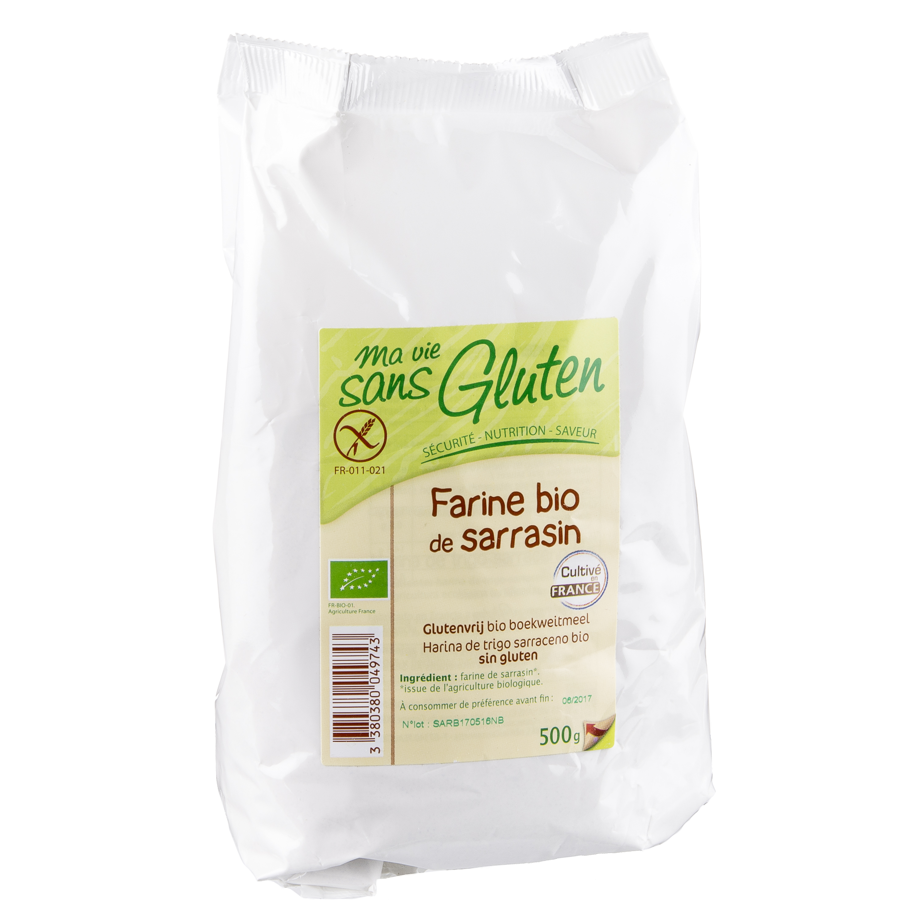 ma vie sans Gluten Mehl Buchweizen 500 g