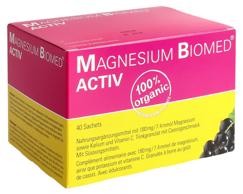 Magnesium Biomed Activ Gran Beutel 40 Stück