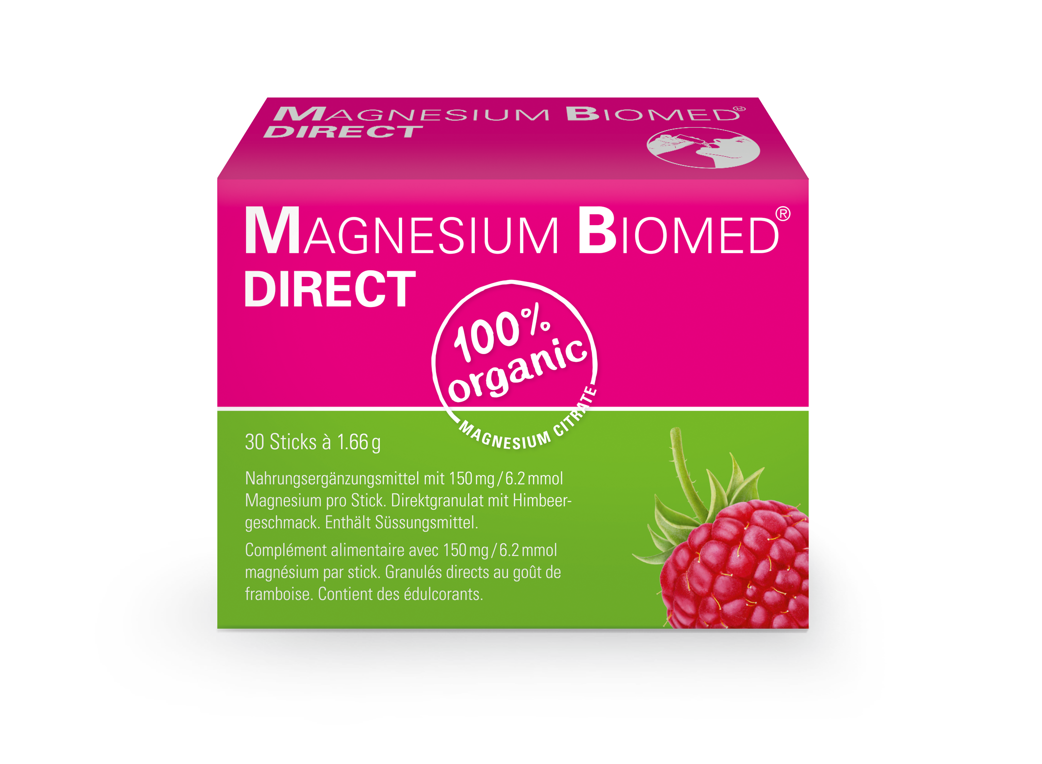 Magnesium Biomed direct Gran Stick 30 Stk