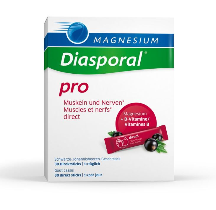 Magnesium Diasporal Pro M+N Direct Sticks 30 Stk
