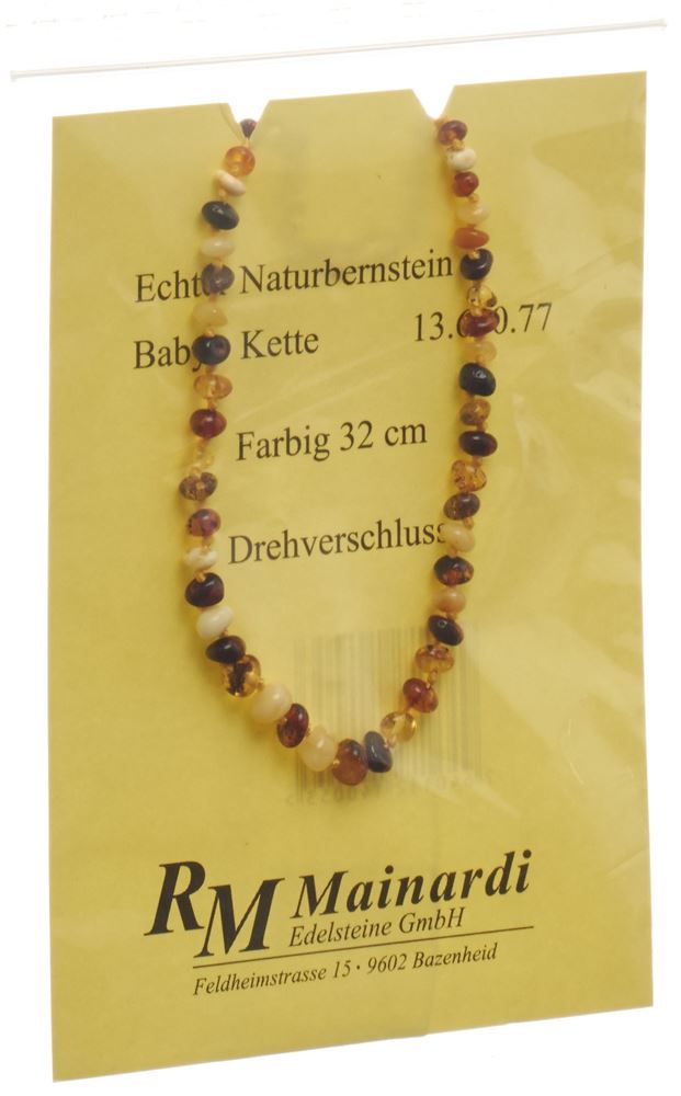 Mainardi Natur Bernstein 32cm farbig Drehverschluss