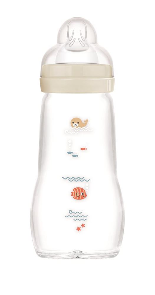 MAM Feel Good Glasflasche 260ml 2+ Monate Unisex Box