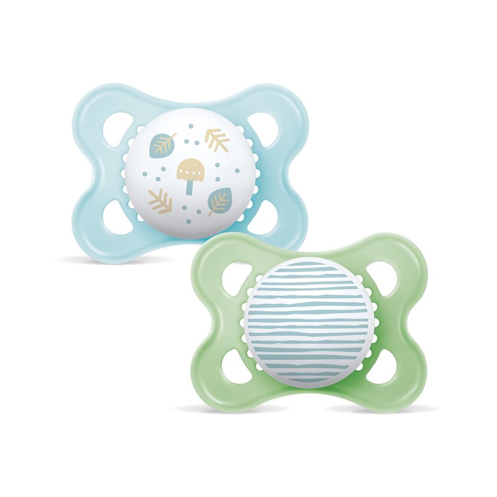 MAM Original Nuggi Kautschuk 0-6 Monate 2 Stk