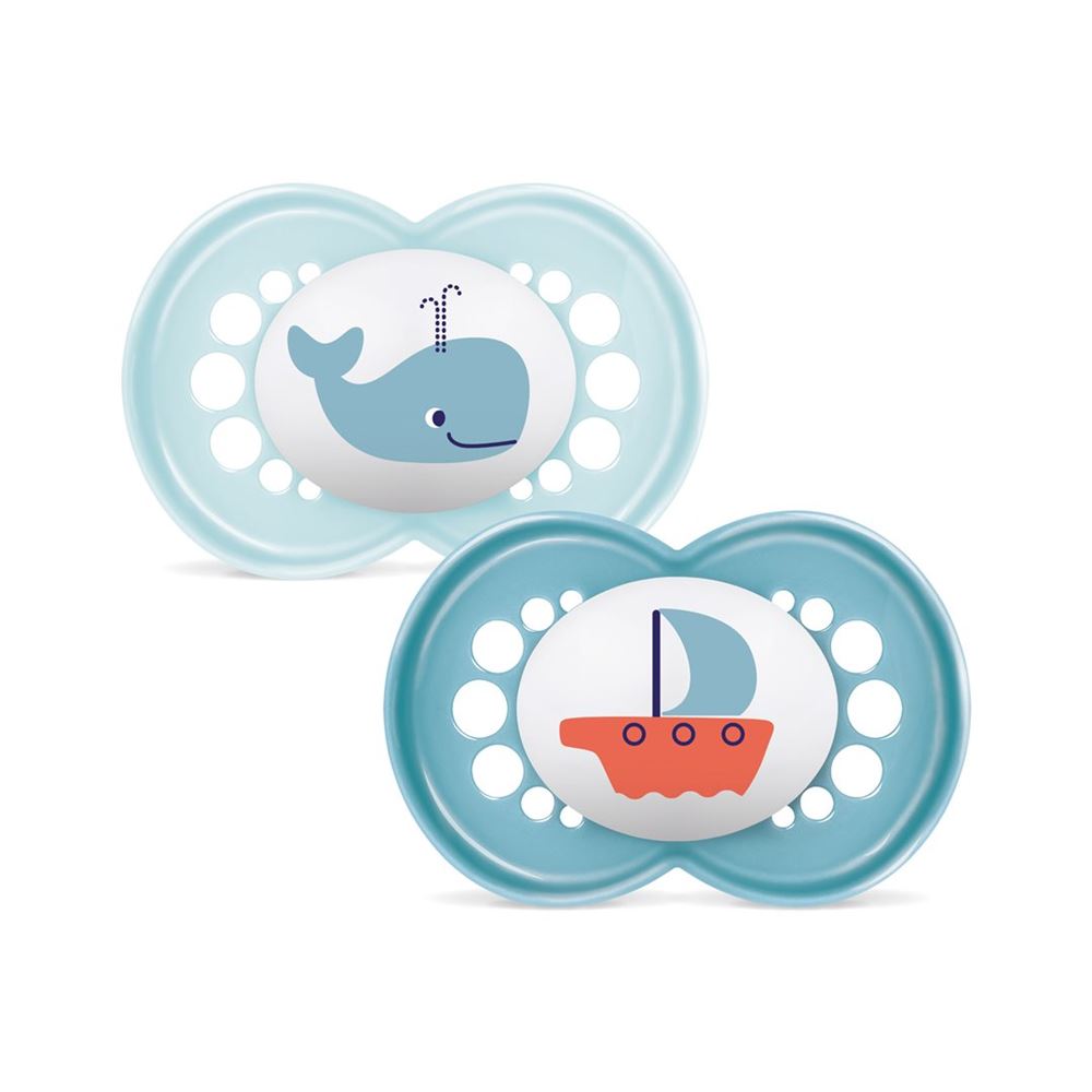 MAM Original Nuggi Kautschuk 6-16 Monate 2 Stk