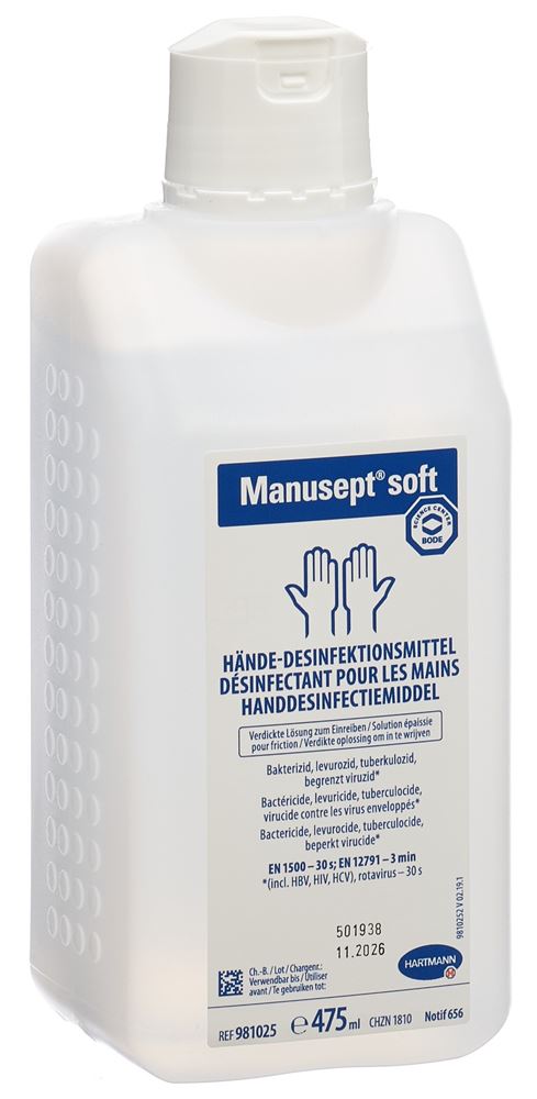 Manusept soft Händedesinfektion Fl 475 ml