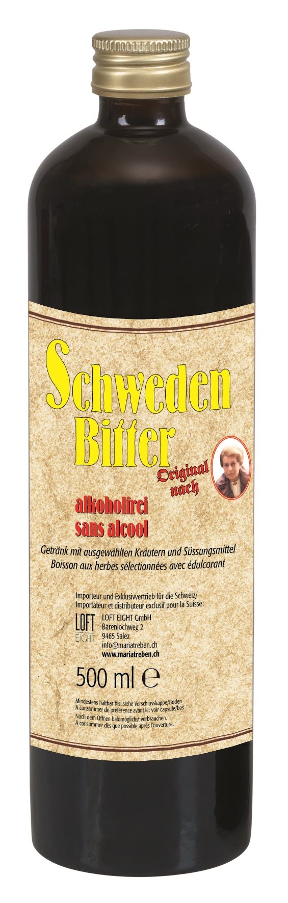 Maria Treben Naturprodukte Schwedenbitter Original nach Maria Treben Alkoholfrei Fl 500 ml