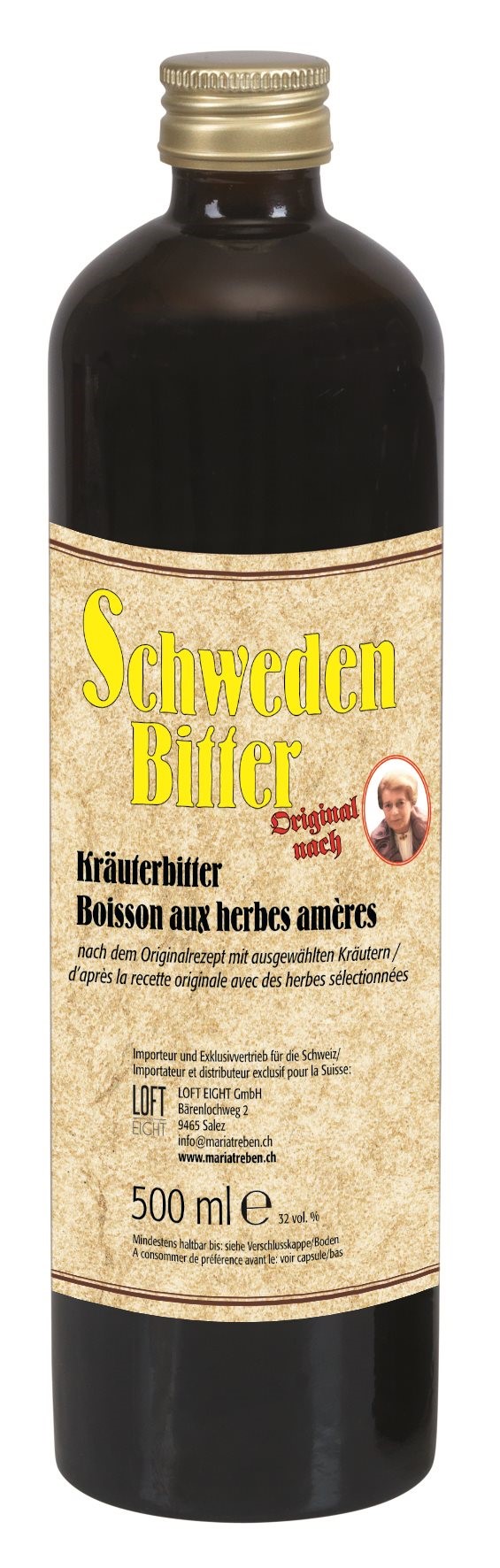 Maria Treben Naturprodukte Schwedenbitter Original nach Maria Treben Fl 500 ml