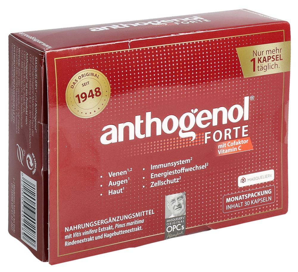 Masquelier's Anthogenol forte Kaps mit OPC 30 Stk