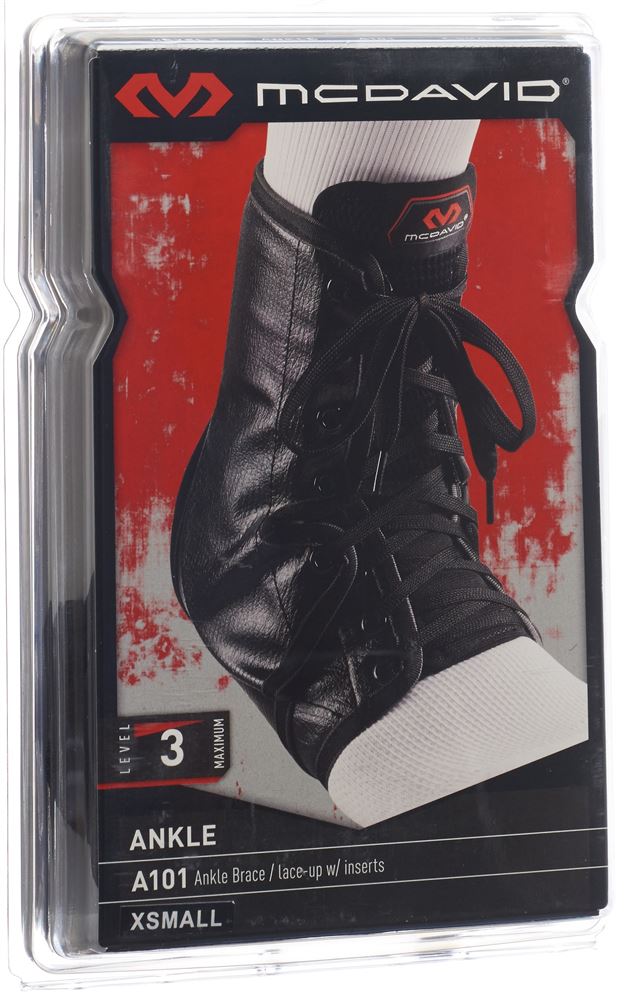 Mcdavid Ankle Brace Fussgelenkstütze XS schwarz
