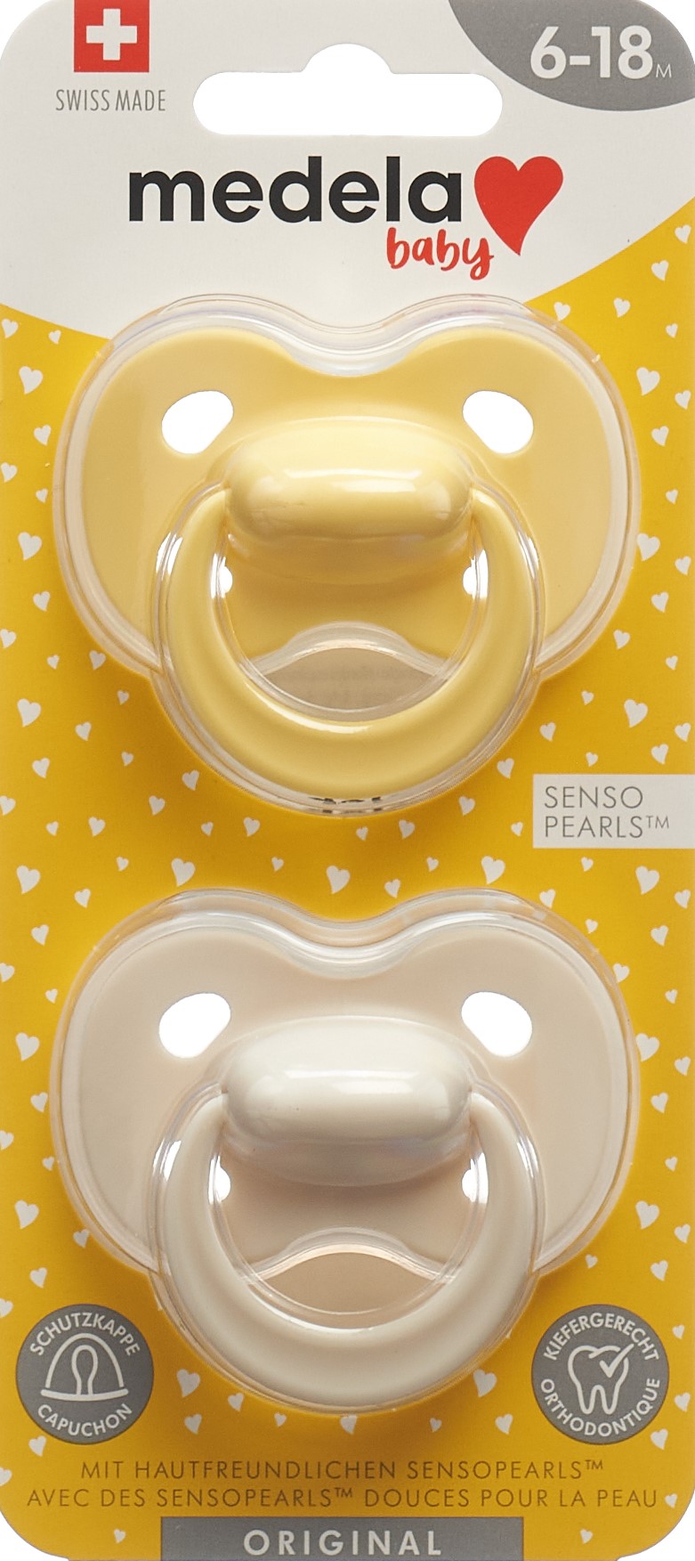 Medela Baby Nuggi Original 6-18 Pastel 2 Stk