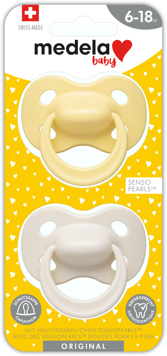 Medela Baby Nuggi Original 6-18 Pastel 2 Stk
