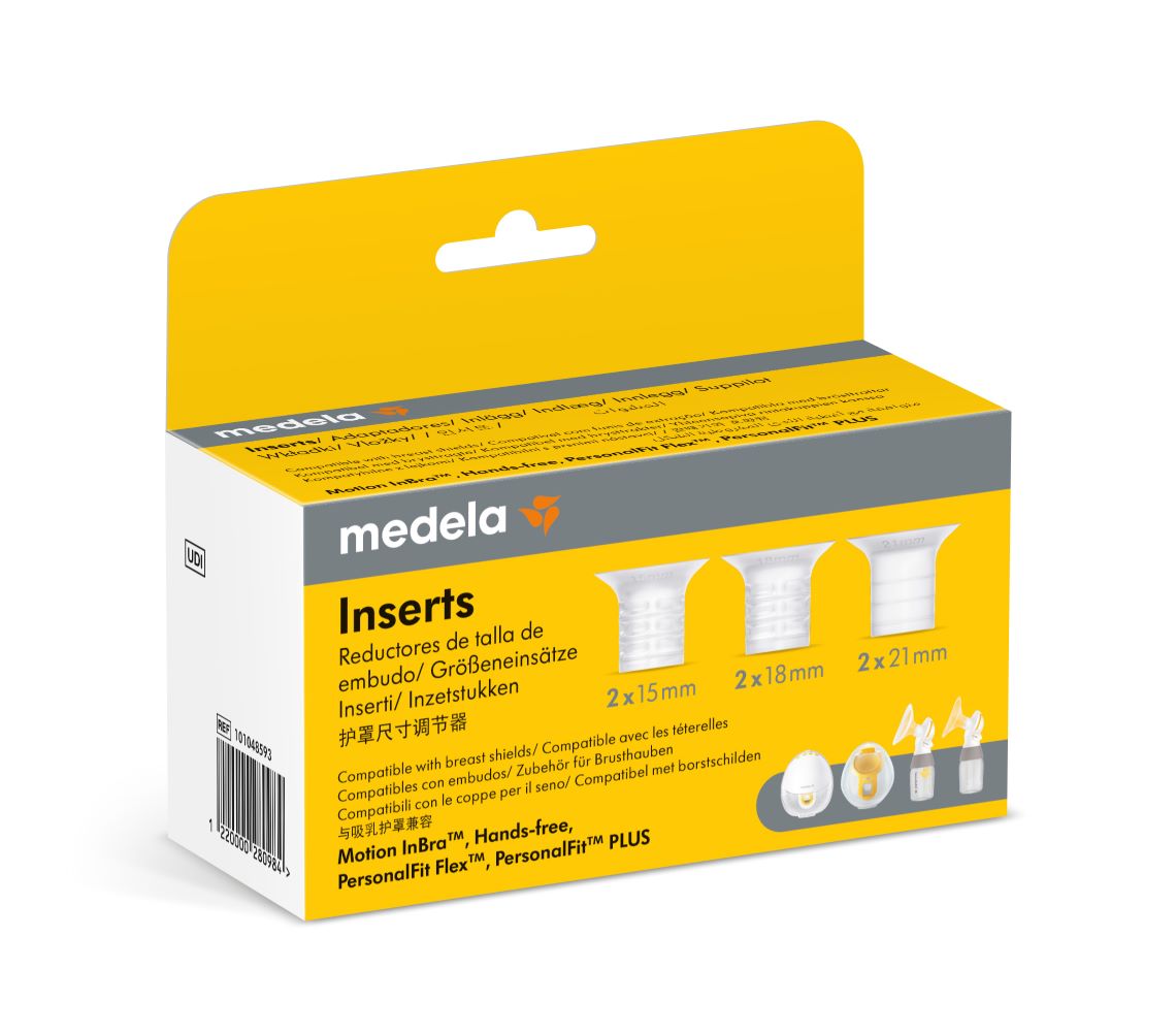 Medela Einsätze 2x21mm 2x18mm 2x15mm 6 Stk