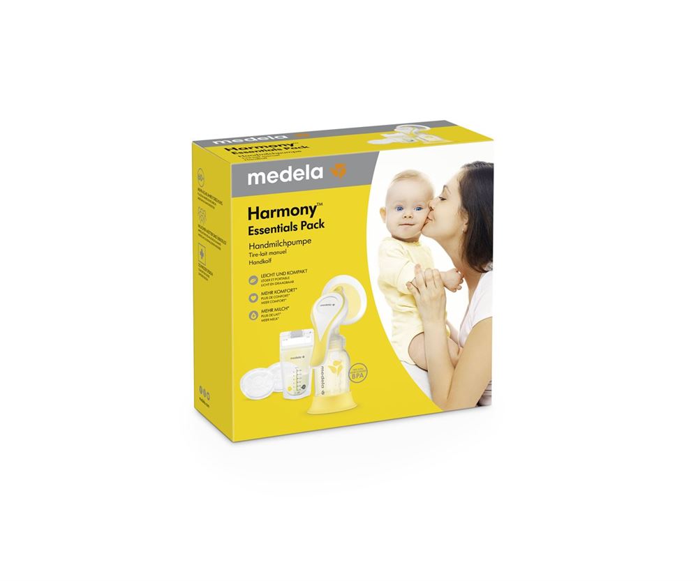 Medela Harmony Essentials Handmilchpumpe Set deutsch/französisch/italienisch/niederländisch