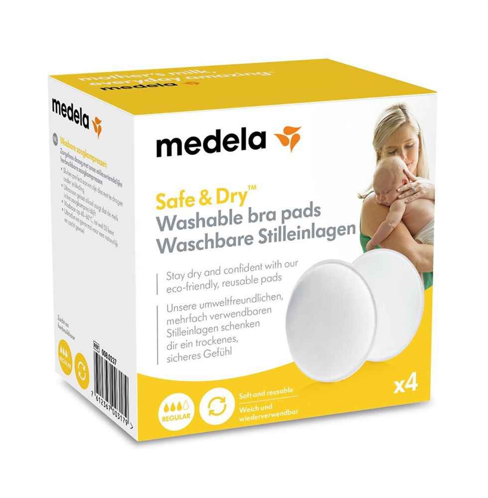 Medela Stilleinlagen waschbar 4 Stk
