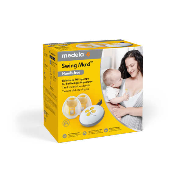 Medela Swing Maxi elektrische Doppelmilchpumpe Hands-free