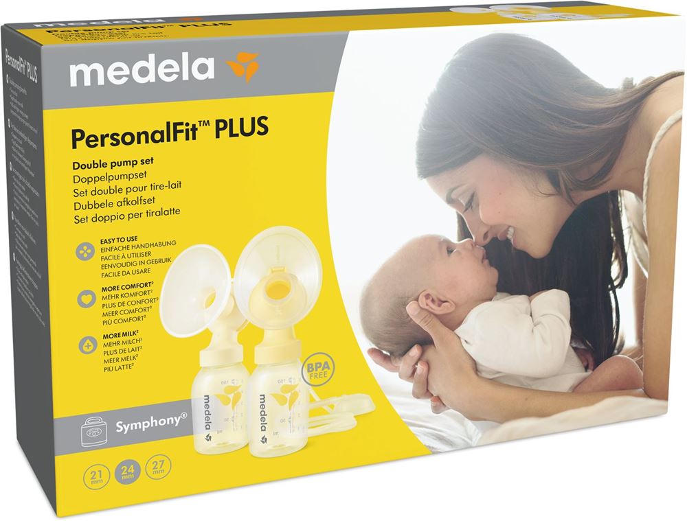 Medela Symphony Doppelpumpset M mit PersonalFit Plus 24 mm