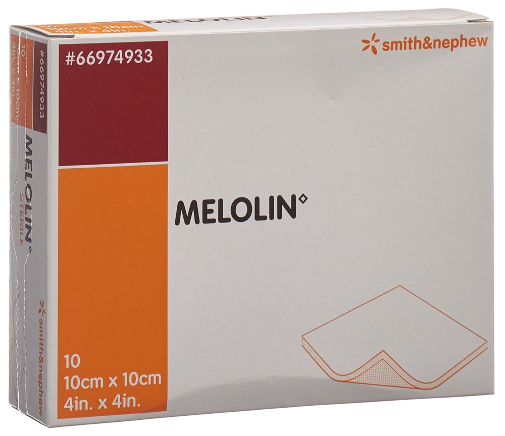 Melolin Wundkompressen 10x10cm steril 10 Btl