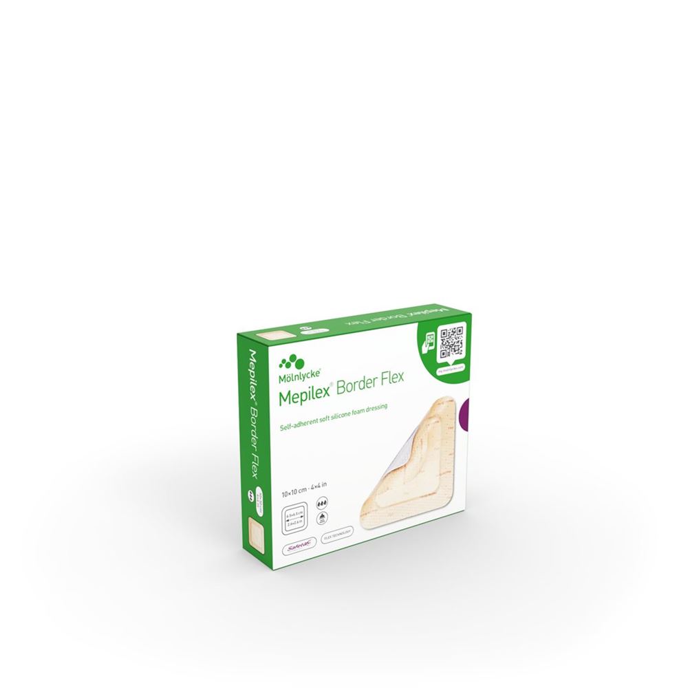 Mepilex Border Flex 10x10cm 5 Stk