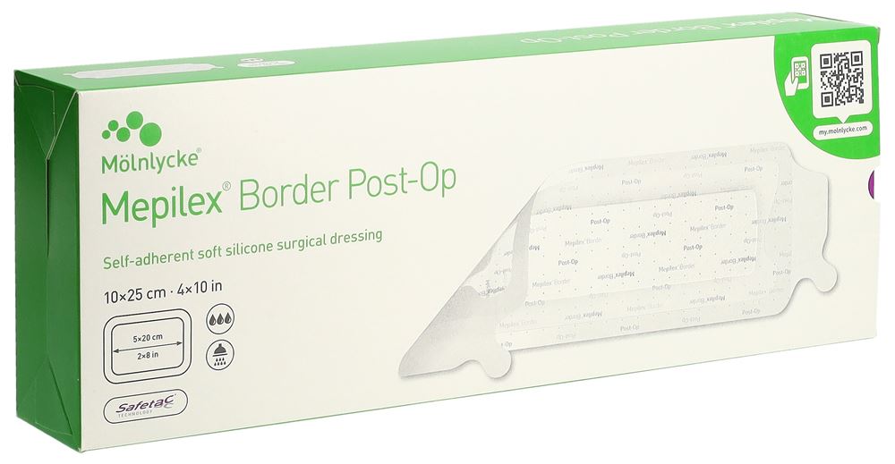 Mepilex Border Post OP 10x25cm 10 Stk
