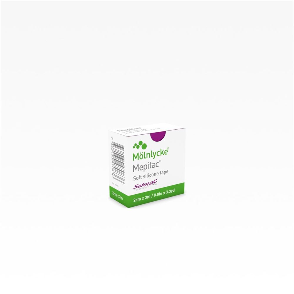 Mepitac safetac Fixierverband 2cmx3m Silikon
