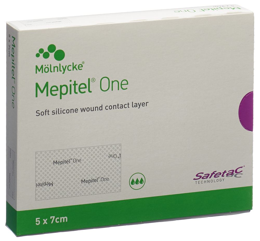 Mepitel One Wundverband 5x7cm 5 Stk