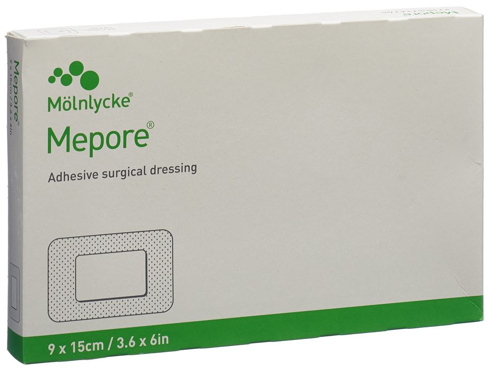 Mepore Wundverband 15x9cm Wundkissen 10x5cm 5 Stk