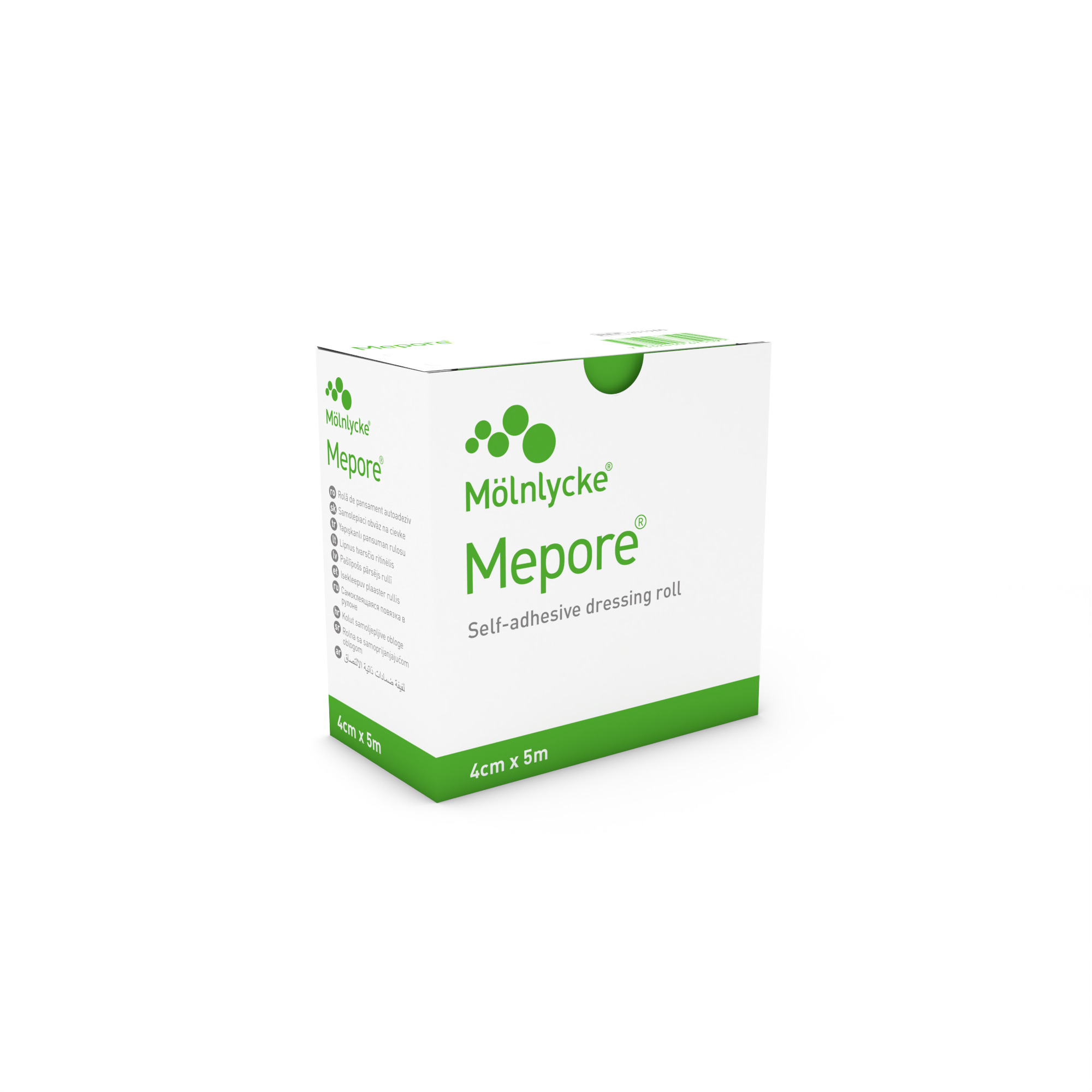 Mepore Wundverband 4cmx5m unsteril Rolle