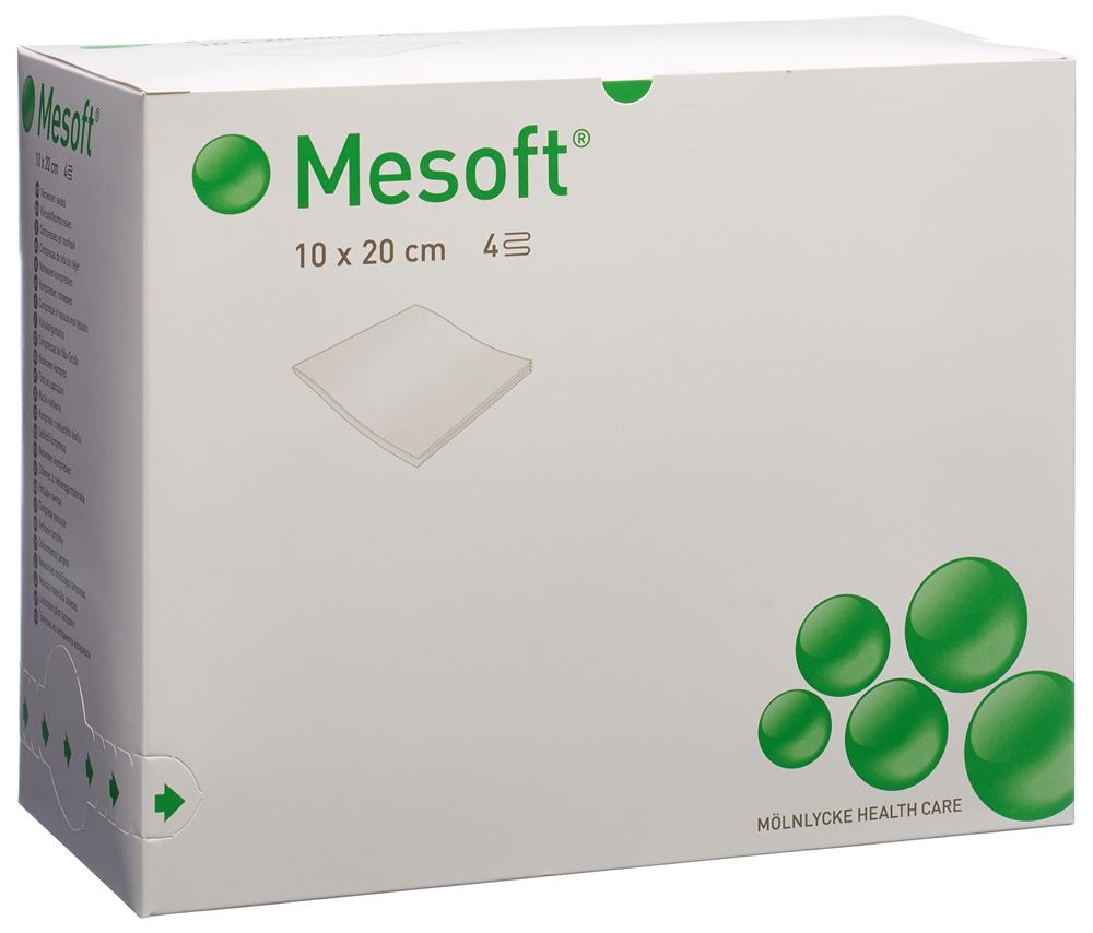 Mesoft NW Kompressen 10x20cm steril 60 x 2 Stk