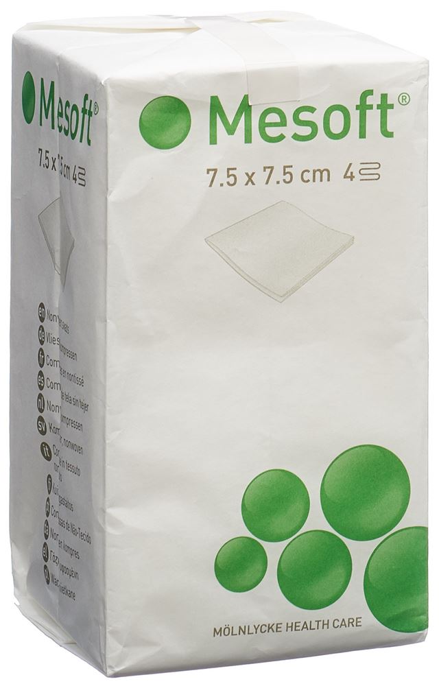 Mesoft NW Kompressen 7.5x7.5cm unsteril 100 Stk