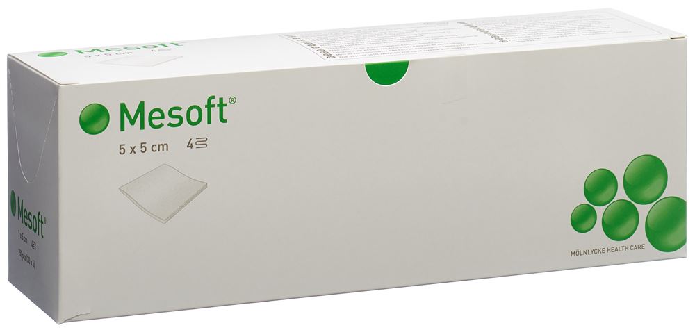 Mesoft Nw Vlieskompr 5X5Cm St 30 Beutel 5 Stück