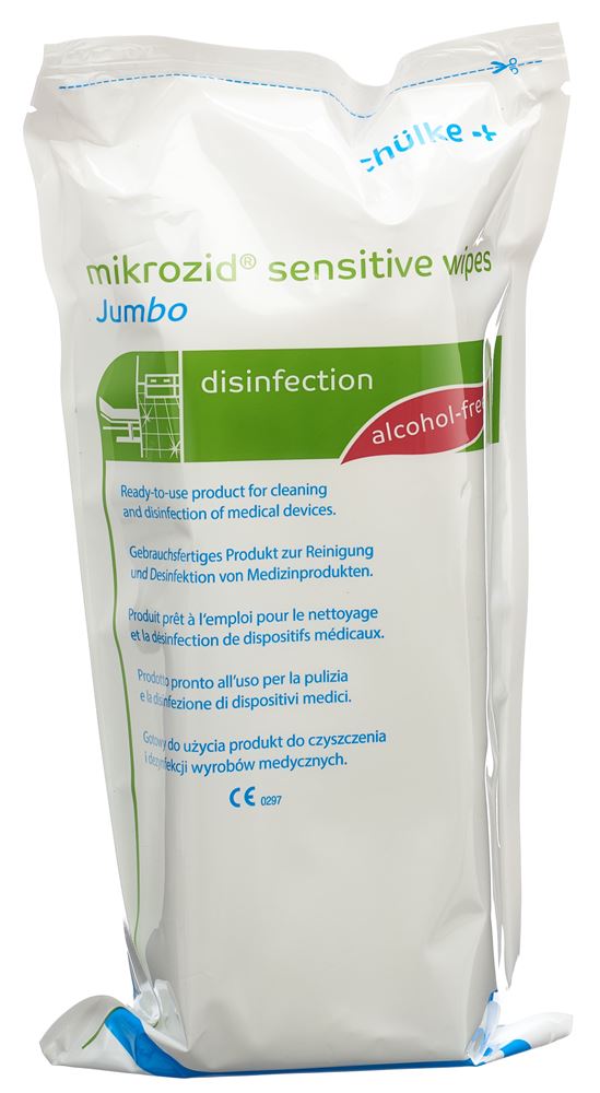 mikrozid Sensitive wipes Jumbo refill Btl 200 Stk