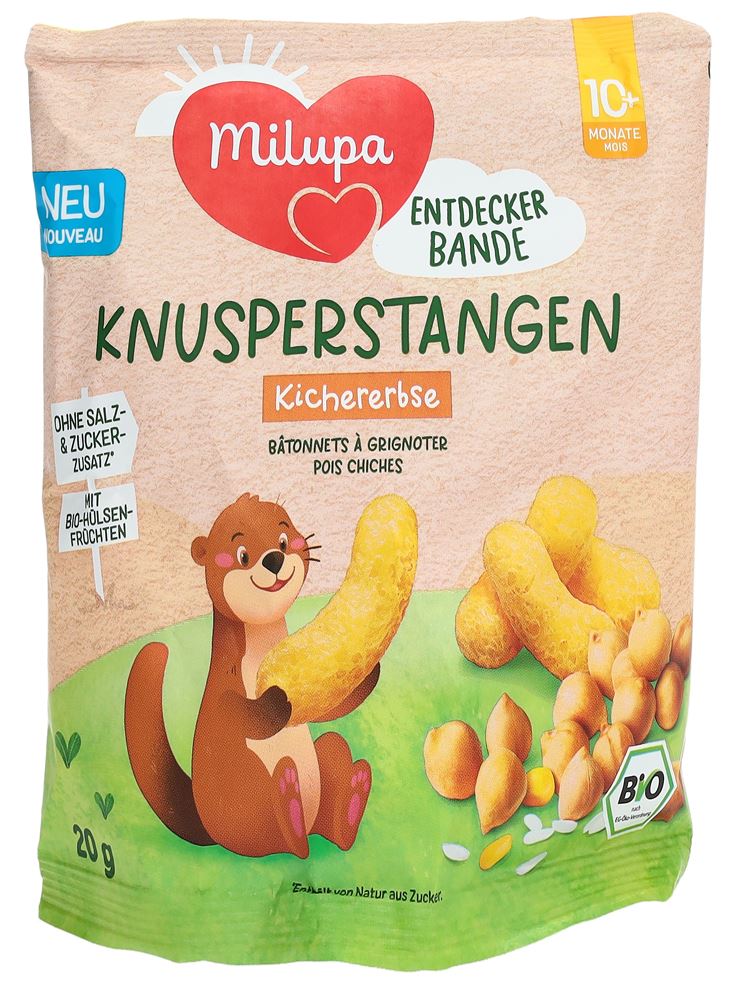 Milupa Bio Knusperstangen Kichererbse 10 Monate 20 g